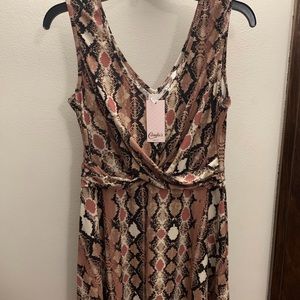 Candies Wrap front tank dress